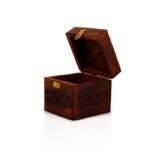 Handcrafted Wooden Keepsake Box / Storage Chest with Hinged Lid