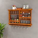 Wooden Wall Mounted Wine Rack 2