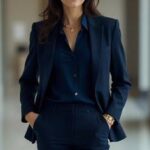 Women's Tailored Executive Pant Suit Set