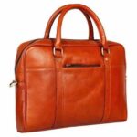 Executive Leather Laptop Briefcase & Travel Duffle Bag