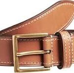 Classic Tan Brown Leather Belt for Men