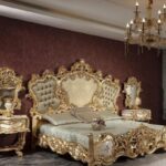 Grand Palace Gilded Crown Complete Bedroom Suite
