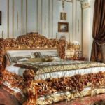 Imperial Crown Gilded Heavy Carved Master Bed