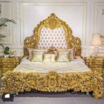 Grand Golden Palace Carved Bed