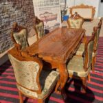 Royal Heritage Carved Wooden Dining Set