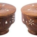 Wooden Storage jar