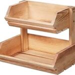 2 Tier Wooden Storage Rack