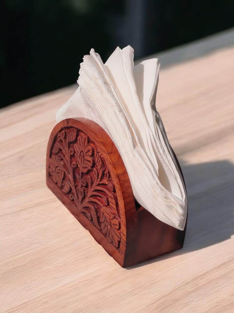 WhatsApp Image 2026-07-31 at 10.56.26 AM Wooden Tissue / Napkin Holder