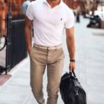 Men's Smart-Casual Polo and Chinos Outfit