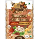 Bee & Nutty Roasted Makhana – Peri Peri & Cheese Herbs Combo